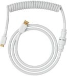 GLORIOUS Gaming Premium Coiled Keyboard Cable - Vergoldetes USB-A (PC) auf USB-C