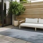 benuta Basic In- & Outdoor Teppich Lou - Blau 160x230 cm - Wetterfest & UV-best&auml;ndig