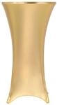 vidaXL 2X Stretch Tischhusse Golden 80cm Stretchhusse Tischdecke &Uuml;berzug Husse