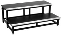ALUTRUSS BE-1 B&uuml;hnentreppe 20/40cm | 2-stufiges Treppensystem f&uuml;r ALUTRUSS BE-