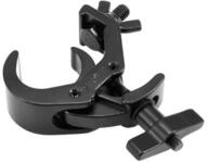 EUROLITE DEC-250 Quick-Lock Haken schwarz | Klammer f&uuml;r 30 - 35-mm-Rohr, Maximallast