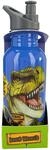 Depesche 12900 Dino World Danger - Trinkflasche in Blau mit Trex Motiv, Sportflasche