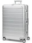 REDOLZ Pro Aluminium Check-In XL Koffer 77x51x30 cm Gro&szlig; Hartschale Trolley 4 Rollen
