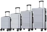 YONSLY Trolley Reisekoffer Travel Suitcase Set, Rollkoffer Handgep&auml;ck, Kofferset,