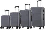 YONSLY Trolley Reisekoffer Travel Suitcase Set, Rollkoffer Handgep&auml;ck, Kofferset,