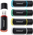 Intenso USB Stick Business Line Multipack 16GB 5er Set &ndash; USB 2.0 High Speed USB-A