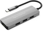 VALUE USB 3.2 Gen 1 Hub, 4fach, USB-C Anschlusskabel