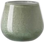 Fink Marly/Vase,Windlicht,Salbei/H.9,5cm,D.11cm