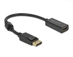 Delock Adapter DisplayPort 1.2 Stecker zu HDMI Buchse 4K Passiv schwarz