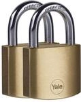 Yale Y110B/40/122/2, Standardsicherheit, 40 mm, Messing, Vorh&auml;ngeschloss, offener