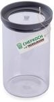 FACKELMANN Chefkoch trifft Vorratsbeh&auml;lter mit Glasdeckel &ndash; 1 L, Borosilikatglas,