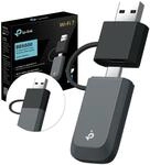 TP-Link Archer TBE400U Wi-Fi 7 WLAN Stick f&uuml;r PC, USB-C/A WLAN Adapter BE6500