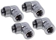 Alphacool 17617 Eiszapfen Winkeladapter 90&deg; drehbar G1/4 AG auf G1/4 IG - 4pcs Set