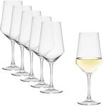 Spetebo Kristall Wei&szlig;weinglas 6er Set 400 ml