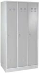 ADB Umkleideschrank, Metall Kleider-Spind, Garderobenschrank, Spint, 3-t&uuml;rig,