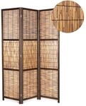 CREEDWOOD RAUMTEILER Cala | Schilfrohr, 170x120 cm | Natur Paravent, braune
