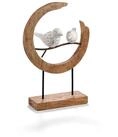 Moritz Skulptur braun Loving Birds - V&ouml;gel - Liebe - Moderne Dekoration aus