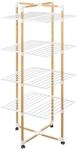 5five W&auml;schest&auml;nder, Turm, 4 R&auml;der, 40 m, Holzoptik