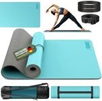 RE:SPORT Yogamatte mit Tragetasche | Gymnastikmatte rutschfest | Fitnessmatte