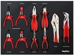 Mephisto Werkzeugeinlage Werkzeug Set Pro Line Werkstattwageneinlage mit Zangen Set