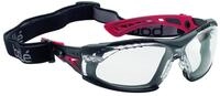 Boll&eacute; Safety RUSHPFSPSI, Serie RUSH+, One Size CSP - Schutzbrille - Schwarz / Orange
