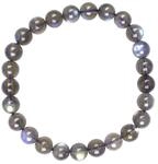 Armband, Labradorit, Kugeln 7-8mm