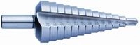 Exact 30803 Stufenbohrer &Oslash; 6-30mm HSS 2 Schneiden CBN-geschliffen Kreuzanschliff