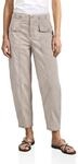 Street One High Waist Barrel Leg Hose im Casual Fit Clay Sand 34
