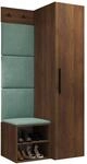 Mirjan24 Garderoben-Set Mapreni III, Schuhschrank + Kleiderhakenbrett +
