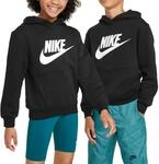 Nike FD2988-010 K NSW Club FLC HDY HBR Sweatshirt Unisex Black/White Gr&ouml;&szlig;e XS