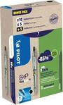 Pilot 94296 Bonuspack 10 Stifte + 10 Refill B2P, Ecoball Spitze, 1,0 mm, schwarz