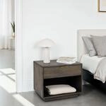 IDIMEX Nachttisch Bora aus massivem Mangoholz, Braun - Design Nachttisch mit 1