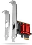 AXAGON PCEE-G25 Carte r&eacute;seau Interne Ethernet 5000 Mbit/s