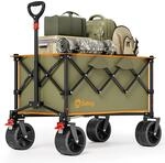 Sekey XXL Bollerwagen Faltbar 135L 150KG Belastbar, leichter Faltbollerwagen mit