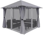 Sekey Garten Pavillon 3x3 m Wasserdicht Stabil Partyzelt, Garten Pavillon mit