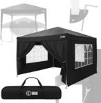 ECD Germany Pavillon 3x3 Wasserdicht Stabil Winterfest, Pop Up Faltpavillon,