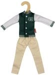 Heless Time2Shine 8640 - Sportliche Collegejacke in Dunkelgr&uuml;n, mit Stoffhose in