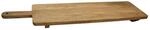 Spetebo XXL Mango Servier Brett natur m. Griff - ca. 100 x 30 cm - Holz Wurst Tablett