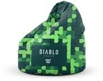 Diablo Kinder-Pouf, Craft Edition, ergonomischer Sitz, mit Granulatf&uuml;llung,