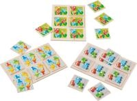 goki 56315 | Suchspiel aus Holz - Schau genau | 22 Teile | Spielerisches Lernen 