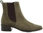 Paul Green 8271-073 Damen Chelsea Boots Rauleder in Green - Gr. 36