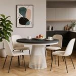 BEAUTY SOFA Esstisch Lumi im Loft-Stil, ausziehbar100&ndash;180 cm, hitze- und