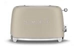 Smeg, 2x2 TSF01MLMEU -Toaster, 2 Schlitze f&uuml;r 2 Scheiben, 6 Vergoldungsniveaus,