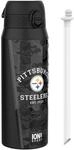 NFL Pittsburgh Steelers Trinkflasche Mit Herausnehmbarem Strohhalm, 750ml/24oz,
