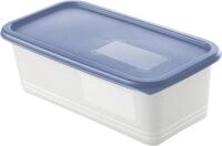Rotho Gefrierdosen-Set Domino 3 x 1,2 L blau Frischhaltedose K&uuml;hlschrankdose