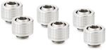 Thermal Grizzly - DeltaMate - ST13-6er Pack - Soft Tube Fitting - Matt Nickel -