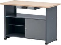 K&uuml;pper Werkbank Modell 14119, Breite 120 cm, 1 Schublade, 1 offenes Fach mit