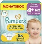 Pampers Premium Protection Gr&ouml;&szlig;e 4+, 162 Windeln, 10kg-15kg, unser Nr. 1 Haut- und