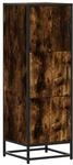 vidaXL Highboard R&auml;uchereiche 35,5x35x106,5 cm Holzwerkstoff Metall,