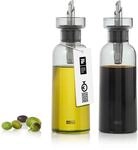 AdHoc BZ77 Set &Ouml;lspender oder Essigspender AromaPour aus Glas in Grau |...